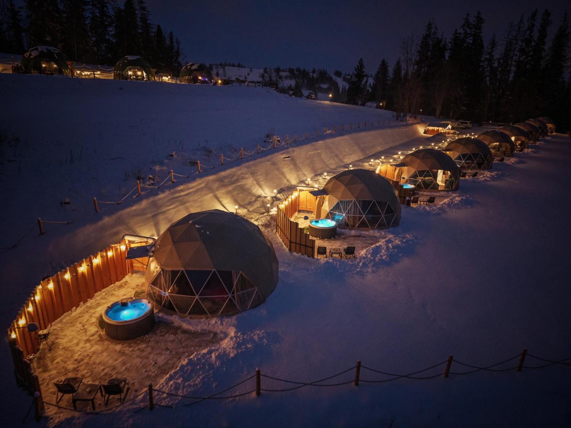 Diamond Glamp & Jacuzzi Hotell Zakopane Exteriör bild