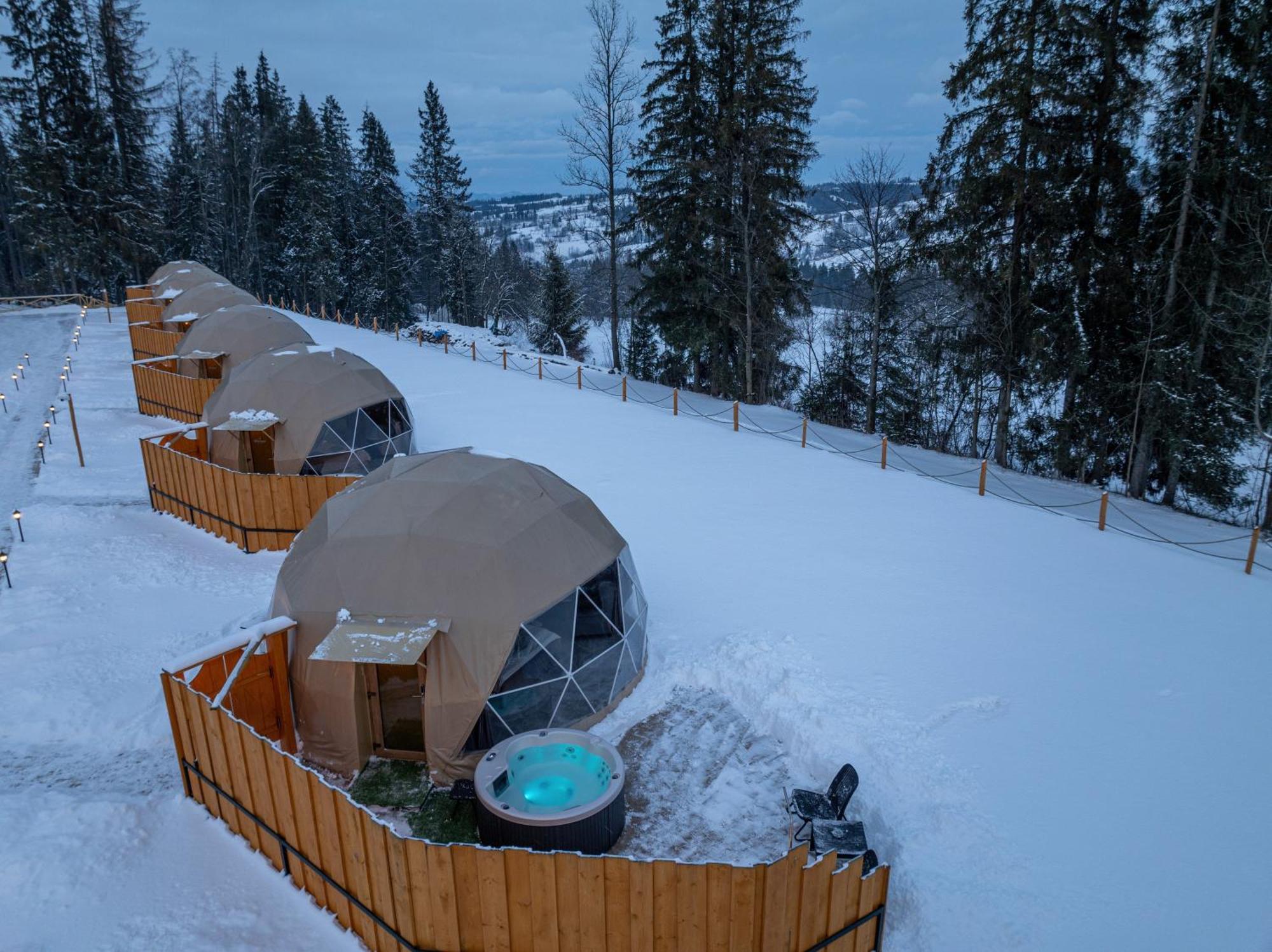 Diamond Glamp & Jacuzzi Hotell Zakopane Exteriör bild
