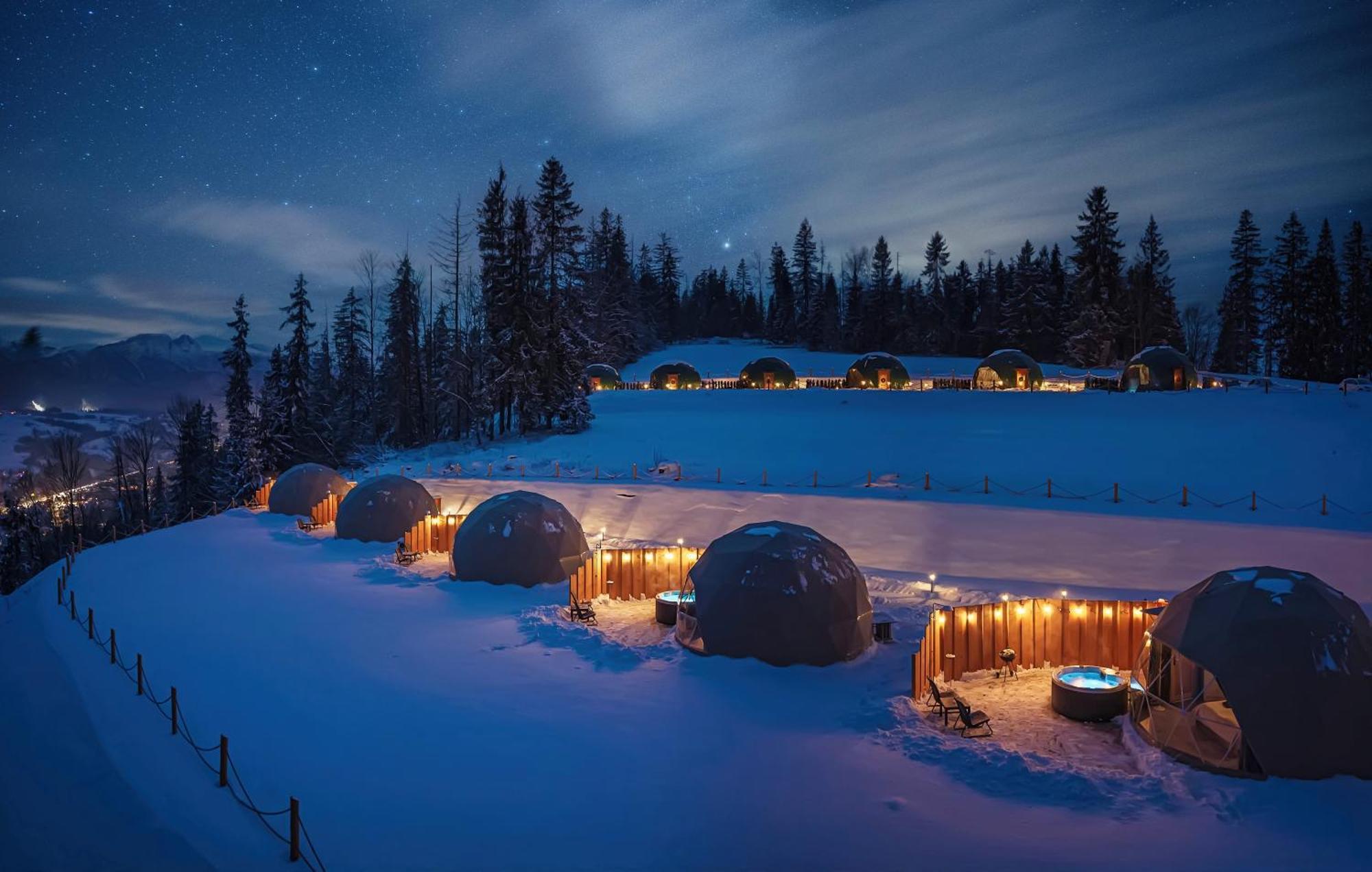 Diamond Glamp & Jacuzzi Hotell Zakopane Exteriör bild