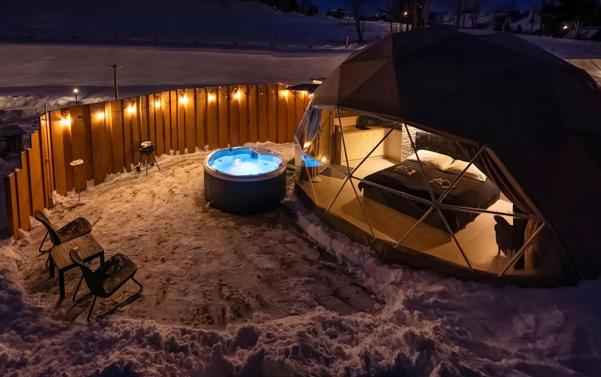 Diamond Glamp & Jacuzzi Hotell Zakopane Exteriör bild